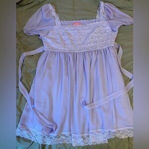 Sugar thrillz lavender baby doll dress 3x
